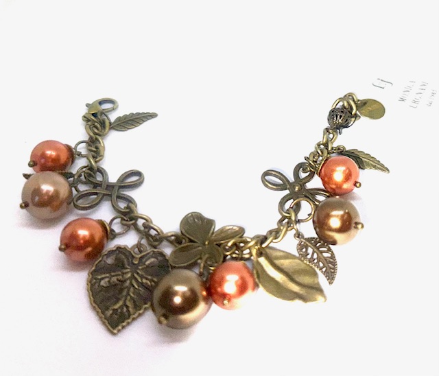 Bracciale retrò con particolari in ottone - immagine 4