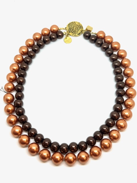 Collana retrò pietre colorate - immagine 2