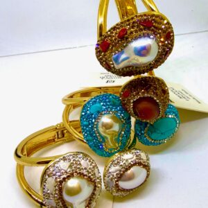 Bracciali in 3 colorazioni turchese, perla, marrone